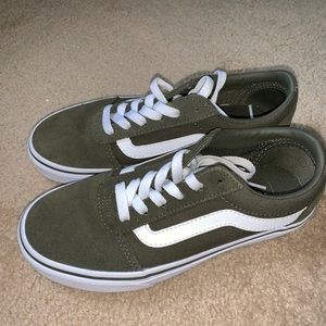 Vans - Green Suede